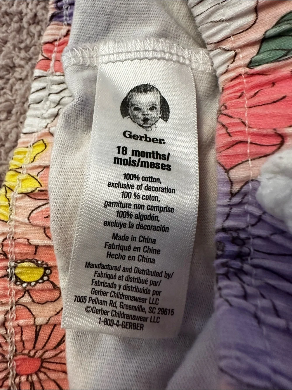 🌸💚 3-Pack Baby Girl Skorts | Carter’s + Gerber | 18M 💕